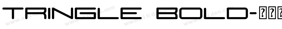 Tringle Bold字体转换